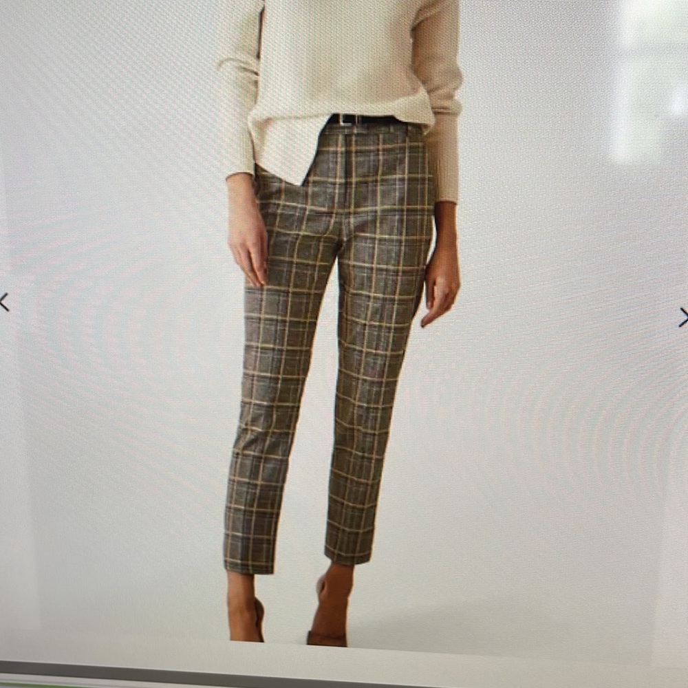 Reiss Joanne Check Trouser size US0/UK 4